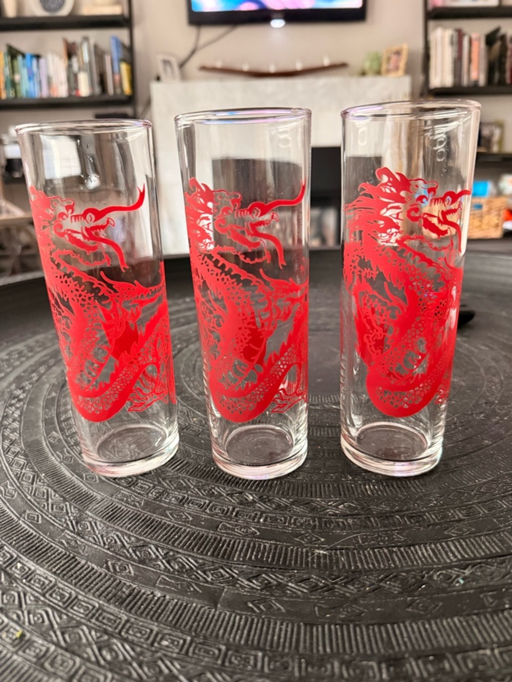 Vintage 1970’s 7” Dragon Tom Collin’s Glasses
